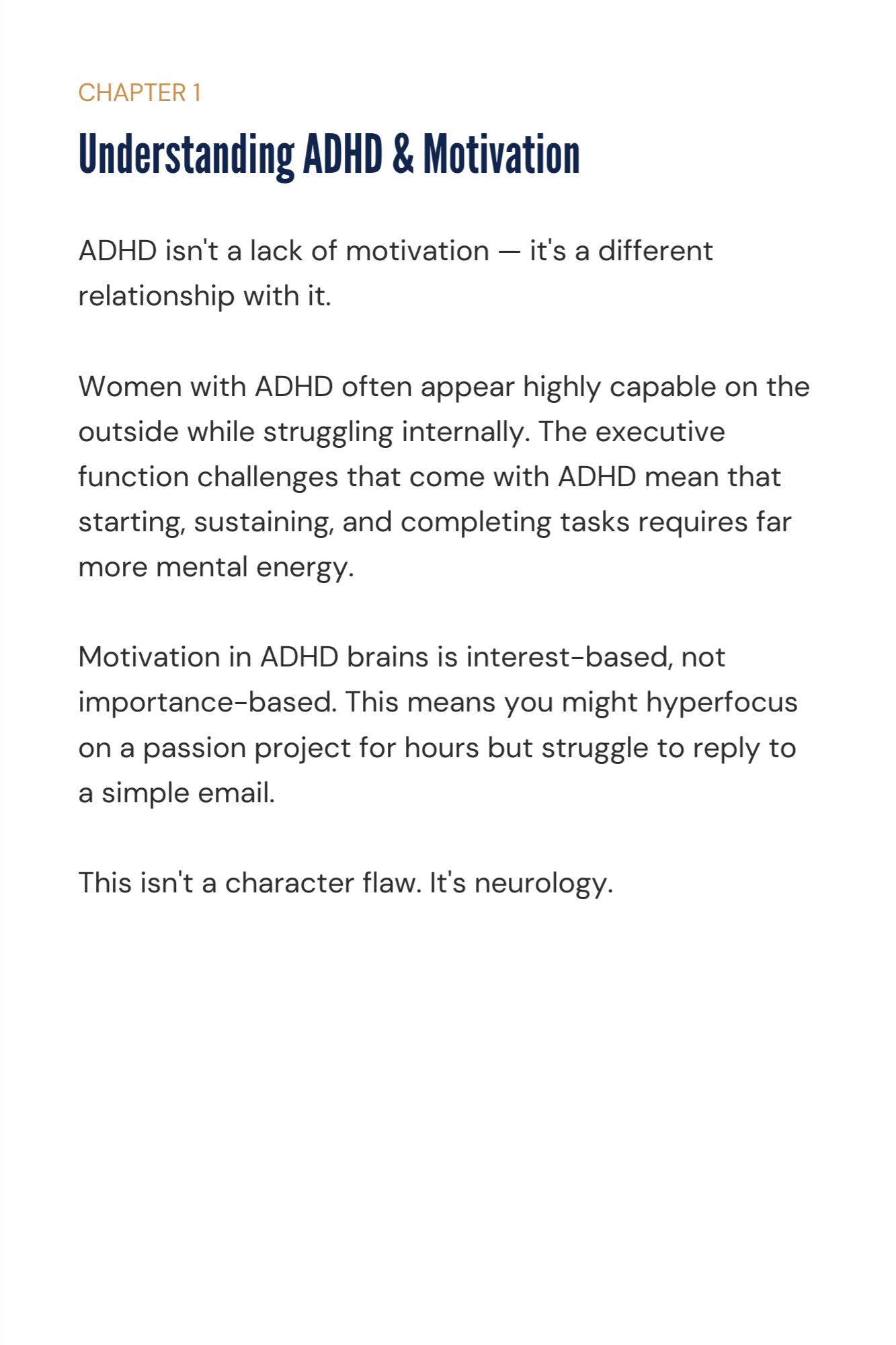 ADHD & Motivation