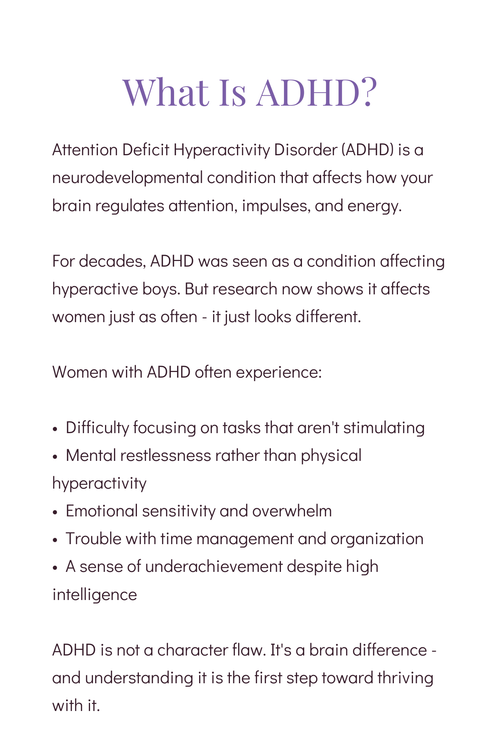 ADHD & Women